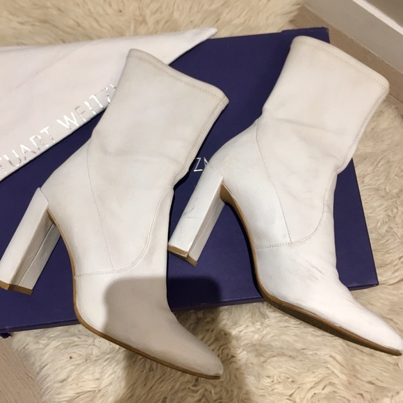 Stuart Weitzman Shoes - Stuart Weitzman Clinger Leather Ankle Boots US7